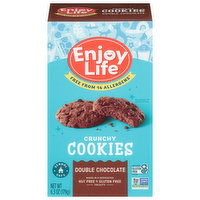 Enjoy Life Cookies, Double Chocolate, Crunchy - 6.3 Ounce 