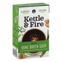 Kettle & Fire Bone Broth Soup, Miso - 16.9 Ounce 