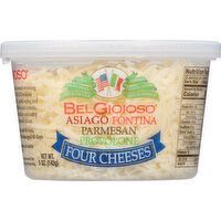 BelGioioso Freshly Shredded Cheese, Four Cheese - 5 Ounce 