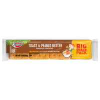 Keebler Sandwich Crackers, Toast & Peanut Butter, Big Snack Pack - 1.8 Ounce