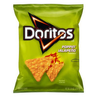 Doritos Tortilla Chips, Poppin Jalapeno Flavored - 9.75 Ounce 