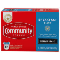 Community Breakfast Blend Medium Roast Coffee Single-Serve Cups - 4.5 Ounce 