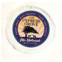 Cypress Grove Cheese, Goat Milk, Fresh, Ms. Natural - 4 Ounce 