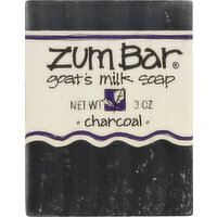 Zum Bar Soap, Goat's Milk, Charcoal - 3 Ounce 