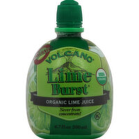 Volcano Juice, Organic, Lime Burst - 6.7 Ounce 