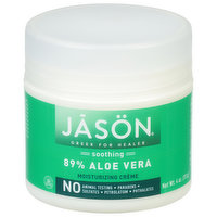 Jason Moisturizing Creme, 89% Aloe Vera, Soothing - 4 Ounce 