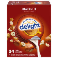 International Delight Coffee Creamers, Hazelnut - 24 Each 