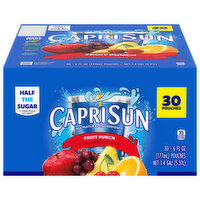 Capri Sun Juice Drink Blend, Fruit Punch - 30 Each 