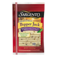 Sargento Cheese Slices, Pepper Jack - 10 Each