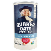 Quaker Oats, Quick 3-Minute, Steel Cut - 25 Ounce 