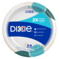 Dixie Plates, 10-1/16 Inch - 54 Each