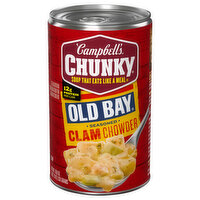 Campbell's Soup, Clam Chowder, Old Bay Seasoned - 18.8 Ounce 