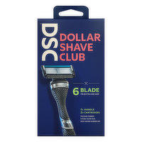 Dollar Shave Club Razor, 6 Blade - 1 Each 