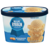 Blue Ribbon Classics Frozen Dairy Dessert, Homemade Vanilla - 48 Fluid ounce 