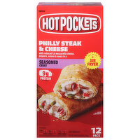 Hot Pockets Crust, Philly Steak & Cheese, Seasoned, 12 Pack