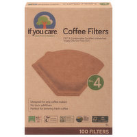 If You Care Coffee Filters, No. 4 - 100 Each 