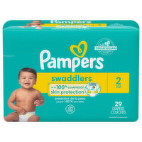 Pampers Diapers, Swaddlers, 2 (12-18 lb) - 29 Each 