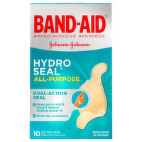 Band-Aid Bandages, Adhesive, All-Purpose, All One Size - 10 Each 