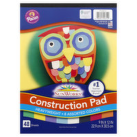 Sunworks Construction Pad, Assorted Color, 48 Sheets - 1 Each
