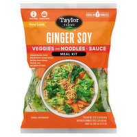 Taylor Farms Meal Kit, Ginger Soy, Veggies and Noodles + Sauce - 22 Ounce