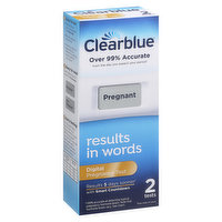 Clearblue Pregnancy Test, Digital - 2 Each 