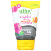 Alba Botanica Mud Mask, Warming, Hawaiian Detox, Volcanic Clay