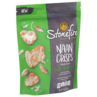 Stonefire Naan Crisps, Garlic & Cheese - 6 Ounce 