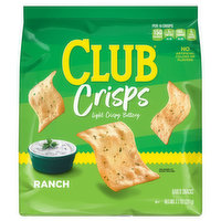 Club Baked Snacks, Ranch, Crisps - 7.1 Ounce 