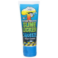 Toxic Waste Sour Candy, Blue Razz, Squeeze - 2.47 Ounce 