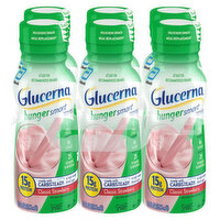 Glucerna Shake, Classic Strawberry - 6 Each 