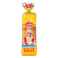 Sunbeam Bread, Enriched, White, Split Top