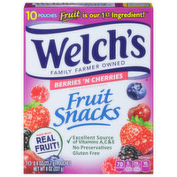 Welch's Fruit Snacks, Berries 'N Cherries - 10 Each 