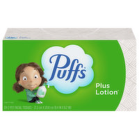 Puffs Facial Tissue, 2-Ply - 124 Each 