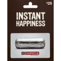 Chipotle Gift Card, $25