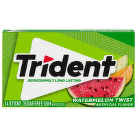 Trident Gum, Sugar Free, Watermelon Twist