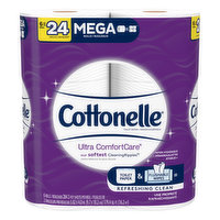 Cottonelle Toilet Paper, Ultra Comfort Care, Mega Rolls, 2-Ply