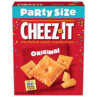 Cheez-It Baked Snack Crackers, Original, Party Size - 25 Ounce 