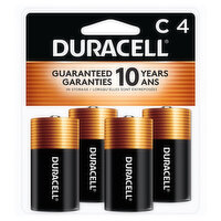 Duracell Batteries, Alkaline, C, 1.5 V - 4 Each 