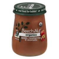 Beech-Nut Apple, Raspberries & Avocado, Stage 2 (6 Months+) - 4 Ounce