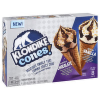 Klondike Dessert Cone, Frozen Dairy, Classic Chocolate/Nuts for Vanilla, 8 Pack - 8 Each 