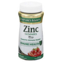 Nature's Bounty Zinc, 30 mg, Gummies, Mixed Berry - 70 Each 