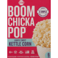 Angie's Boomchickapop Microwave Popcorn, Kettle Corn, Lightly Sweet - 6 Each 