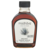 Madhava Amber Agave, Organic - 23.5 Ounce 