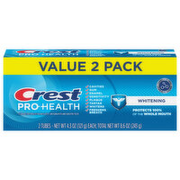 Crest Toothpaste, Whitening, Value 2 Pack - 2 Each 