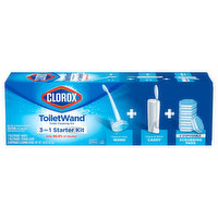Clorox Toilet Cleaning Kit, 3-in-1 Starter Kit - 1 Each