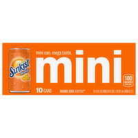 Sunkist Soda, Orange, Mini - 10 Each 