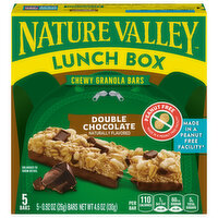 Nature Valley Granola Bars, Chewy, Double Chocolate - 5 Each 