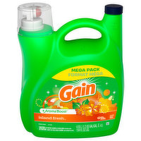 Gain Detergent, Island Fresh, Mega Pack - 154 Fluid ounce 