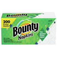Bounty Napkins, Prints, 1-Ply - 200 Each 