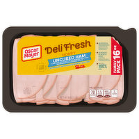 Oscar Mayer Ham, Uncured, Honey, Deli Fresh, Family Pack